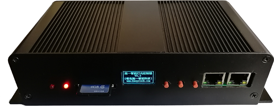 LED雙網(wǎng)口SD卡智能燈光景觀(guān)控制器